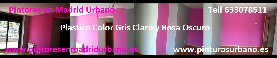 Banner Plastico Gris y Rosa Oscuro